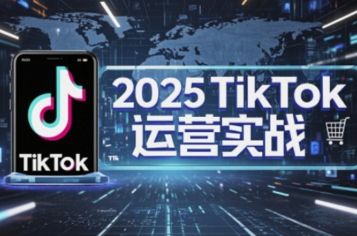 2025TikTok电商运营,掌握TikTok店铺运营核心技巧,实现低成本高转化-细水创业邦