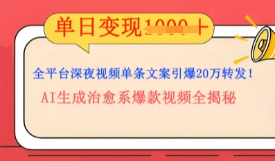 全平台深夜文案新风口：DeepSeek生成百万播放量金句，治愈系内容涨粉速度快4倍-细水创业邦