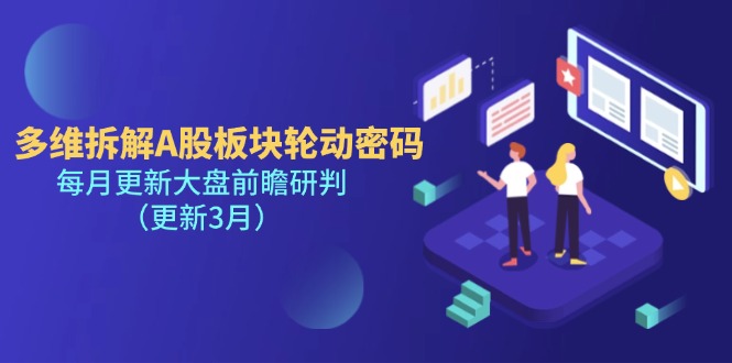 (14213期)多维拆解A股板块轮动密码,每月更新大盘前瞻研判(更新3月)-细水创业邦