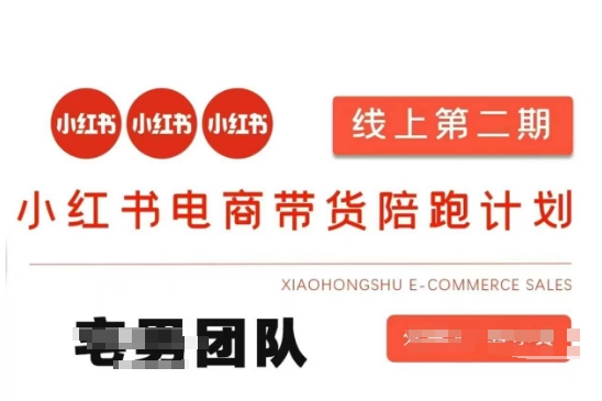 小红书电商带货课2期，月利润20个的小红书电商的有货源，无货源，虚拟产品，付费投流等整套玩法-细水创业邦